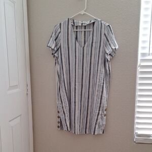 Madewell Striped Midi Dress